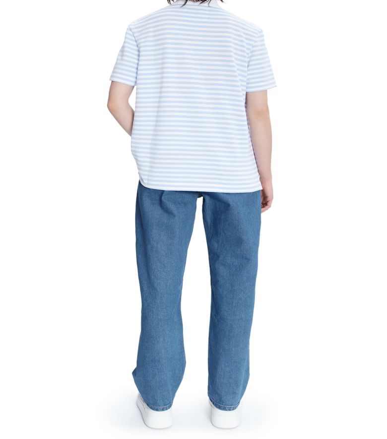 Women's blue striped polo shirt A.P.C. Lacoste BLUE