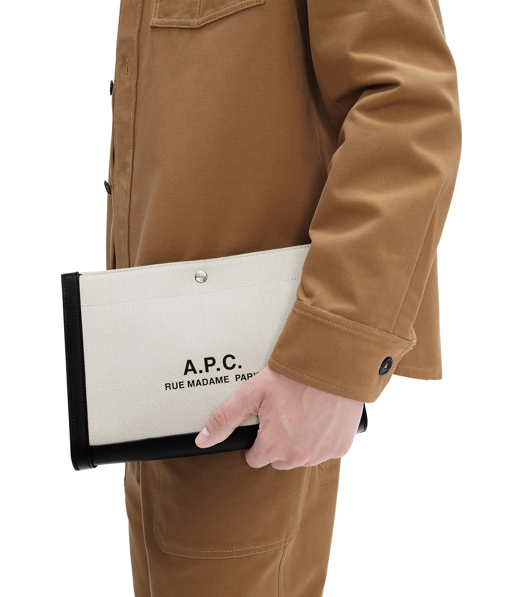 A.P.C. Beige Camille 2.0 Mini Tote