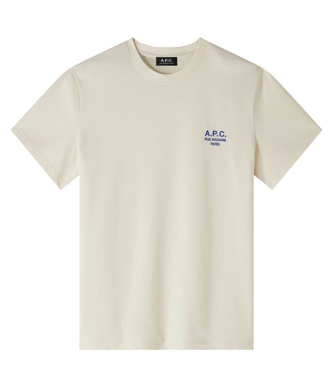 t-shirt raymond blanc cassé/blau