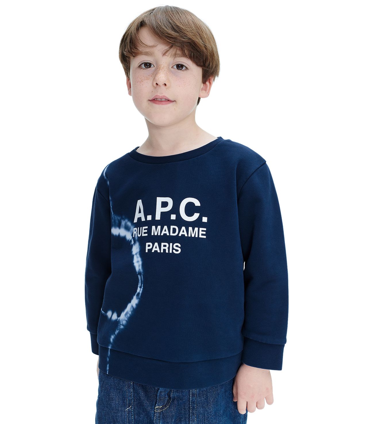 Enfant Elie Tie & Die sweatshirt INDIGO APC