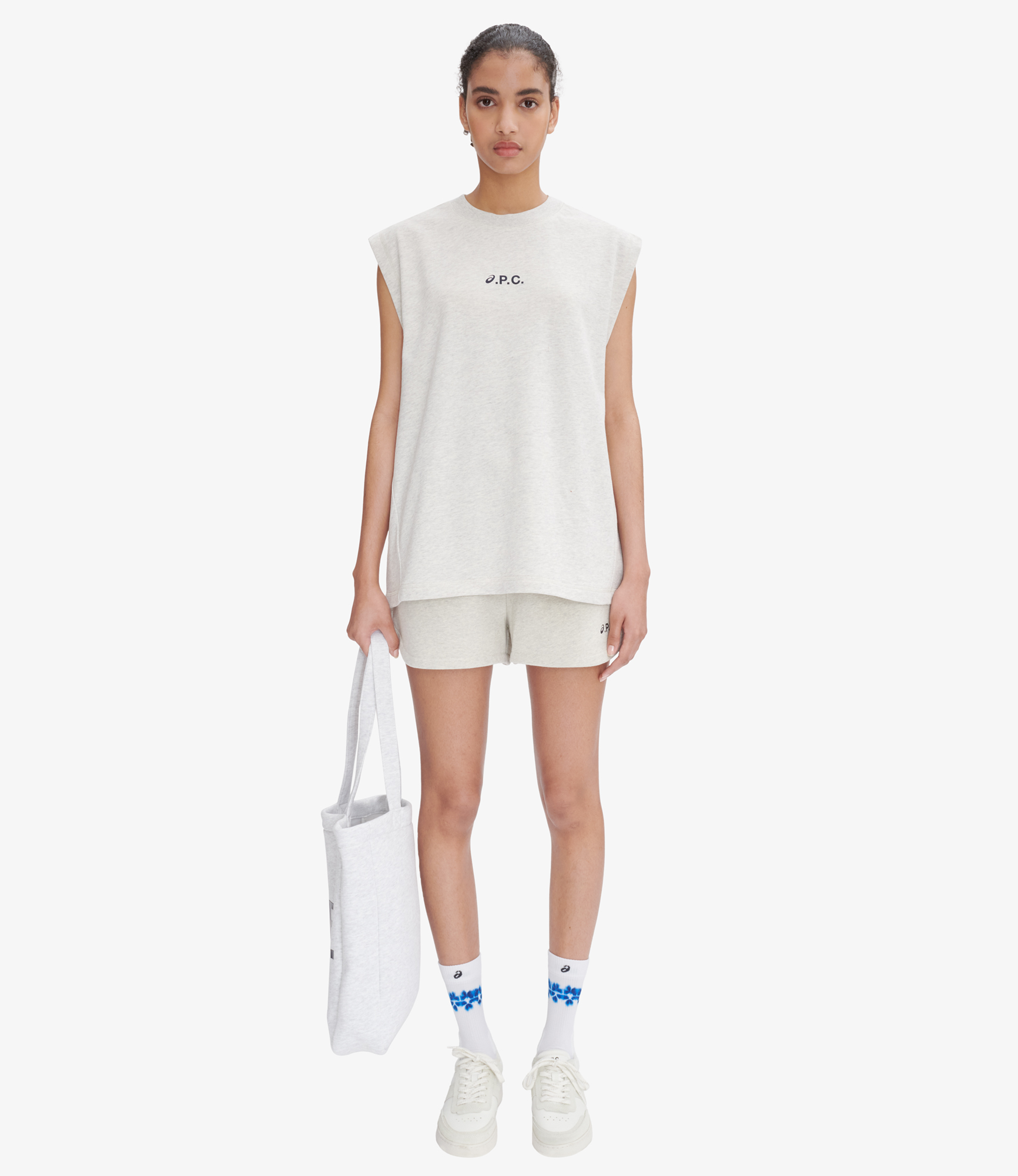 Rain shorts Pale heather grey | A.P.C. Rain shorts Pale heather grey | A.P.C.