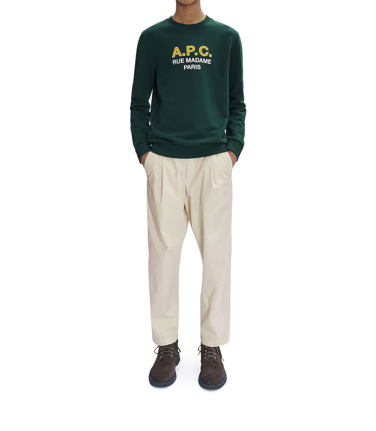 A.P.C. Madame sweatshirt H DARK GREEN APC