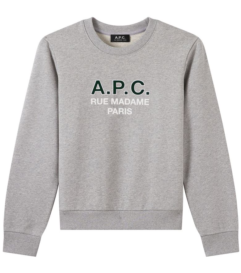 A.P.C. Madame sweatshirt H HEATHER GREY