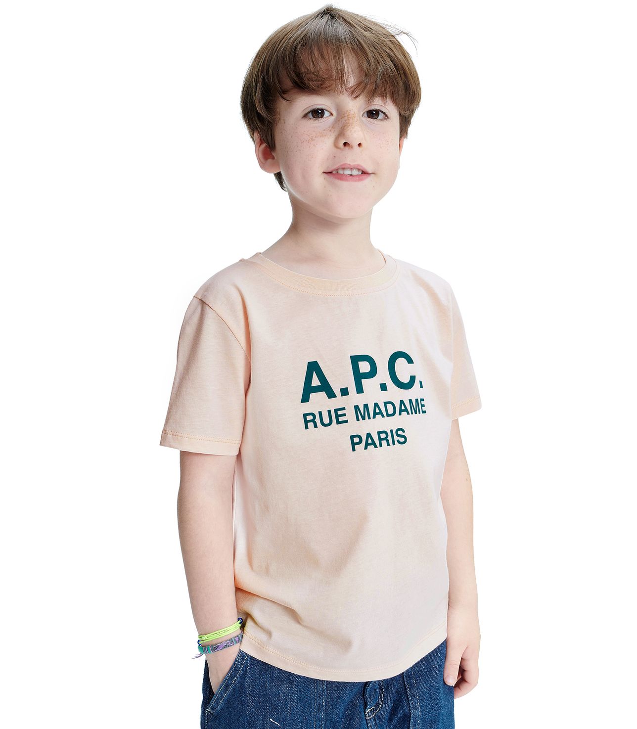 Enfant Eden Multicolore T-shirt PALE PINK APC