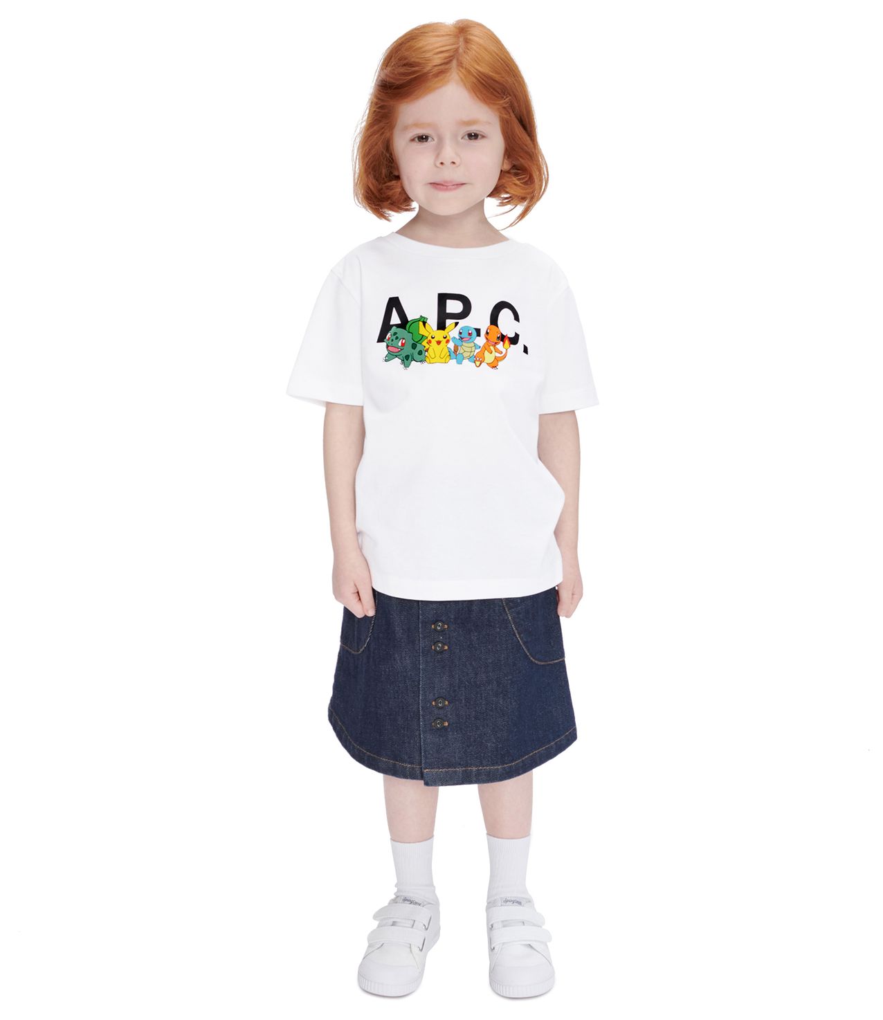 T-Shirt Kids Pokémon BLANC APC