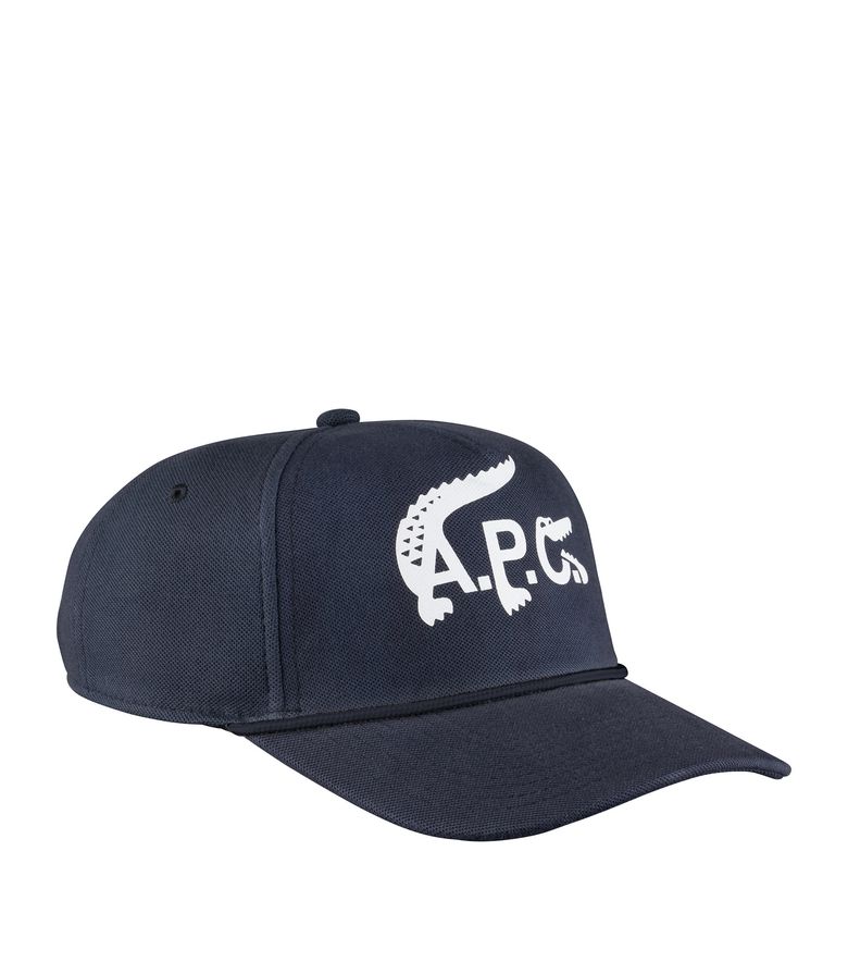 Navy blue baseball cap A.P.C. Lacoste NAVY BLUE