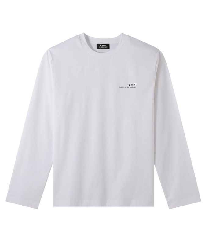 long sleeves item t-shirt white