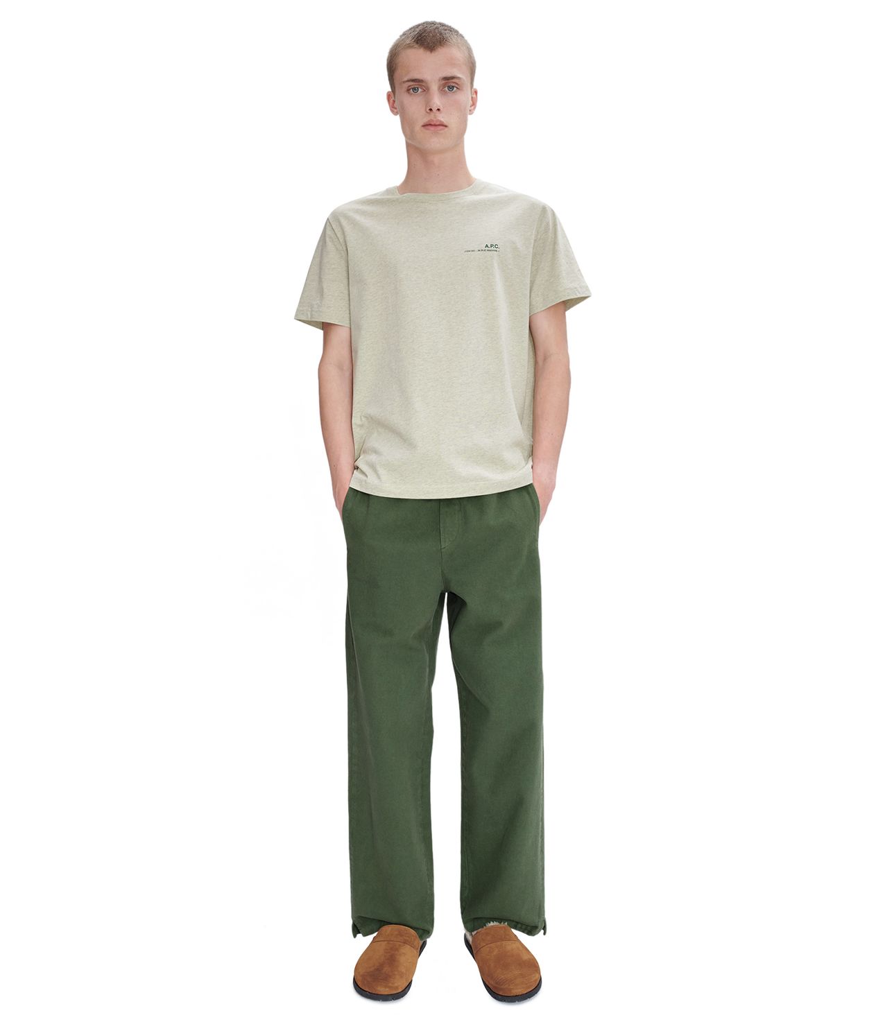Vincent trousers FOREST GREEN APC