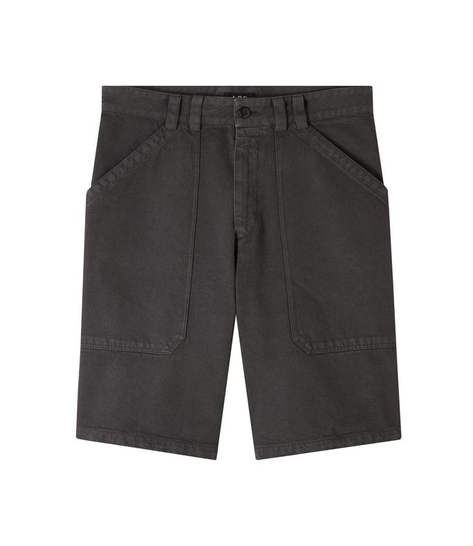parker shorts charcoal grey