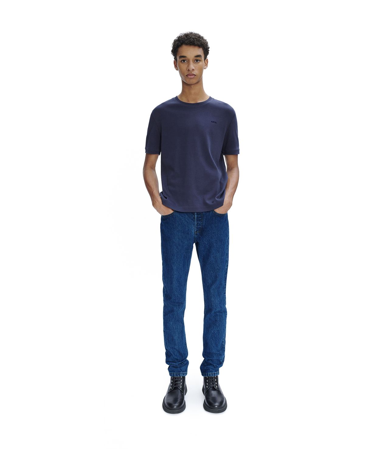 Petit New Standard jeans STONEWASHED INDIGO APC