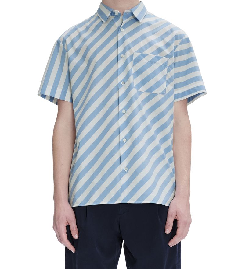 Riley short-sleeve shirt PALE BLUE