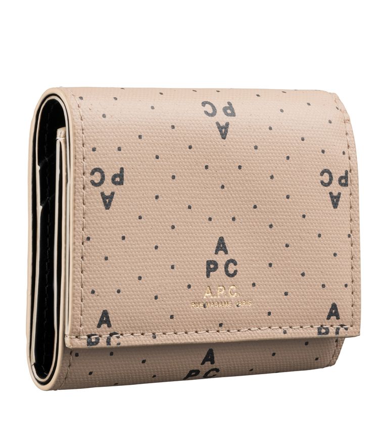 Lois Small compact wallet BEIGE
