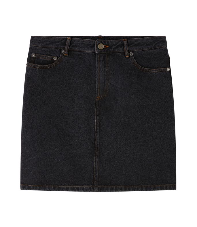 standard skirt stonewashed black