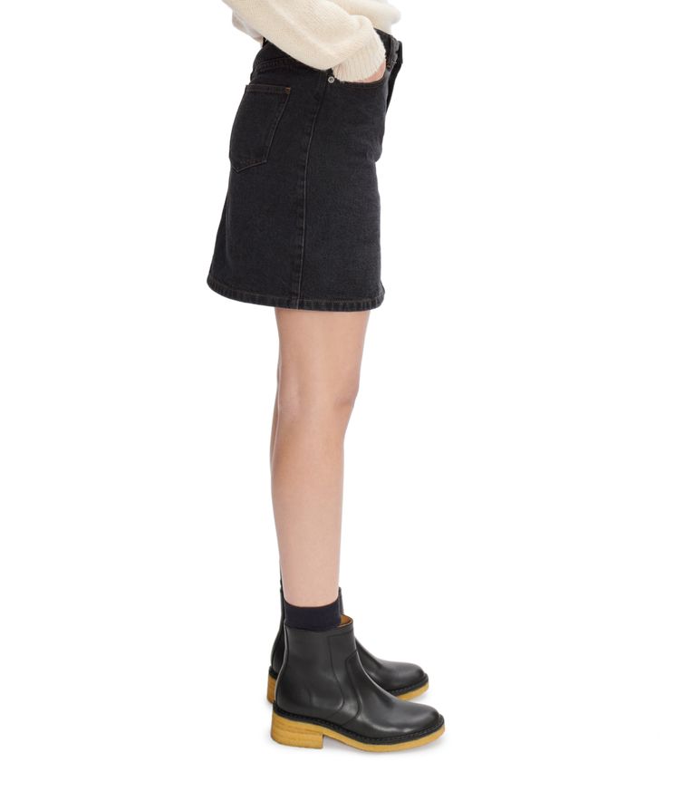 Standard skirt STONEWASHED BLACK