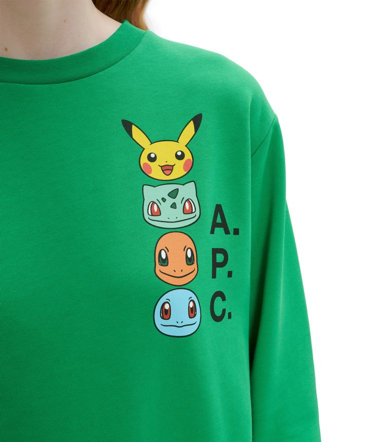 Pokémon The Portrait F sweatshirt GREEN