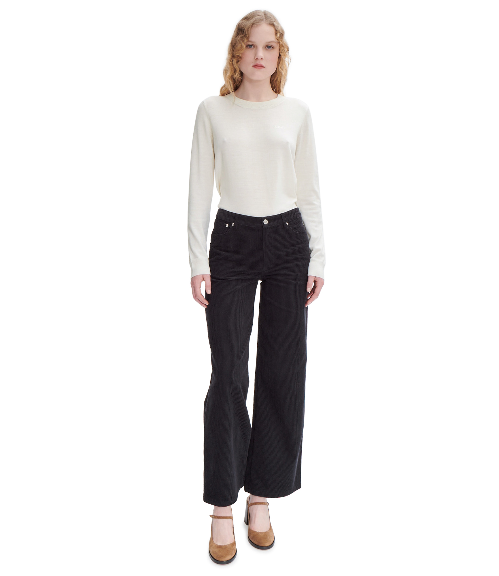 Pants A.P.C. Woman color Black