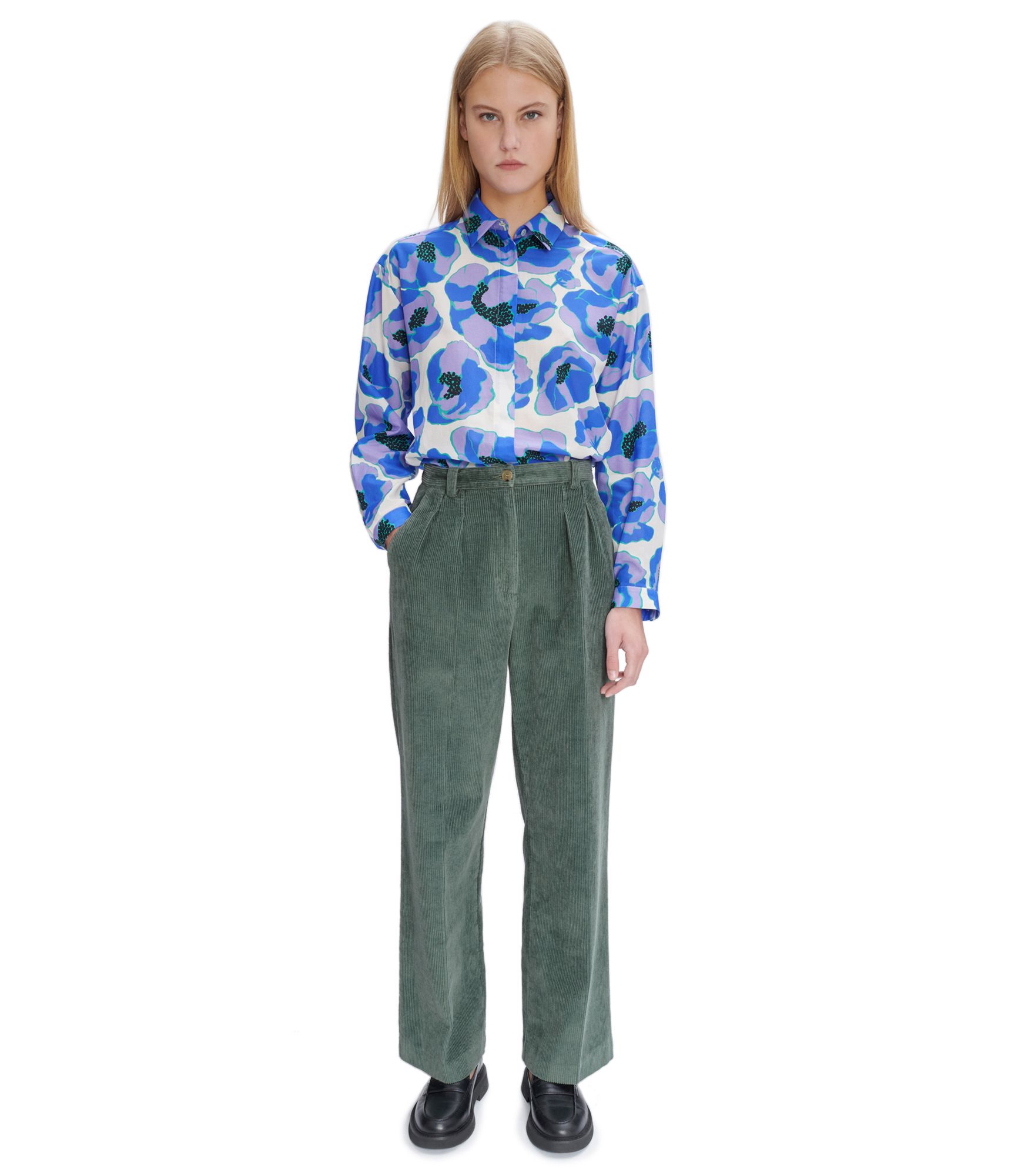 Straight trousers for women, high wasted pants | A.P.C.