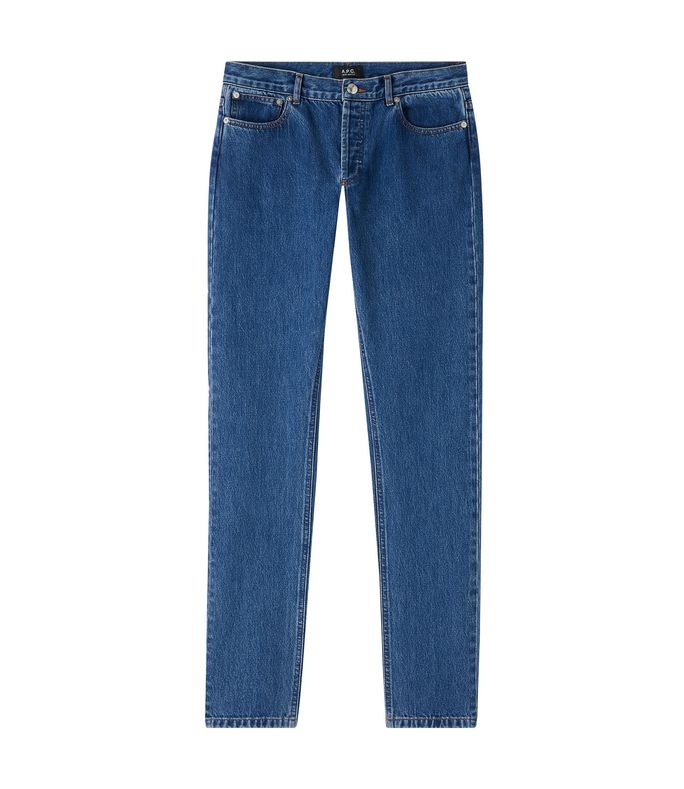 petit new standard jeans indigo stonewashed denim stonewashed indigo