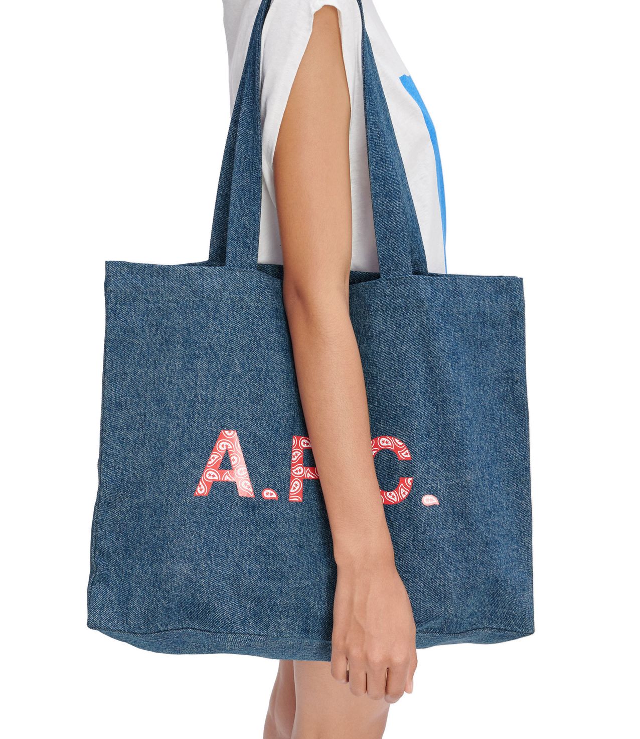 Diane shopping bag STONEWASHED INDIGO APC