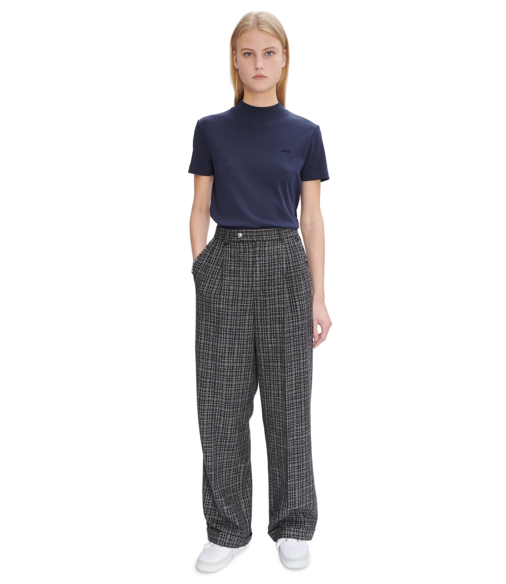 Straight trousers for women, high wasted pants | A.P.C.