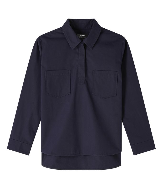 chelsea blouse dark navy blue
