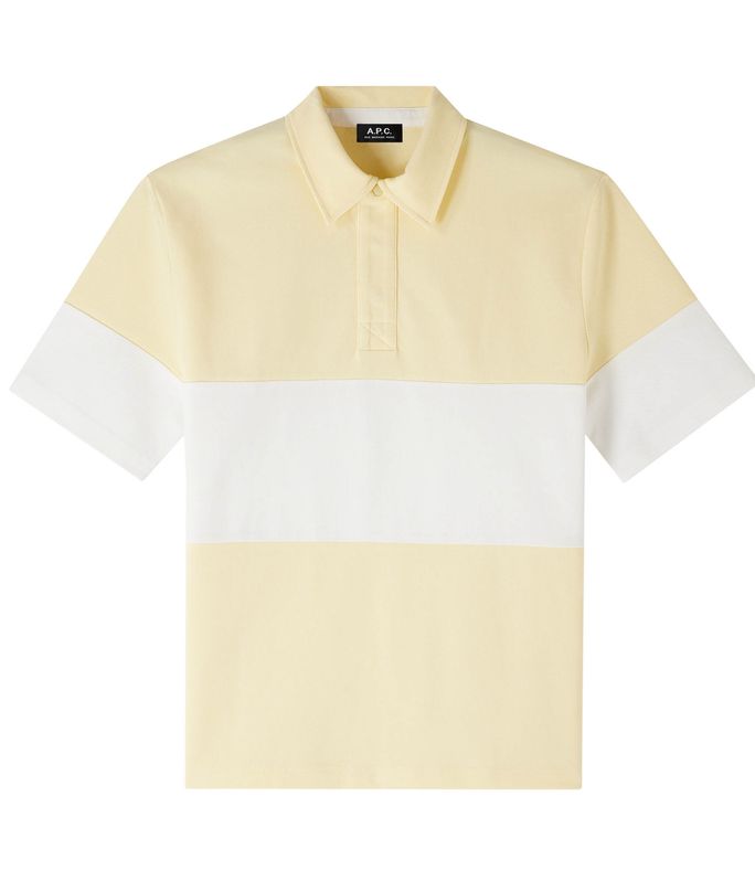 kenneth polo shirt pale yellow