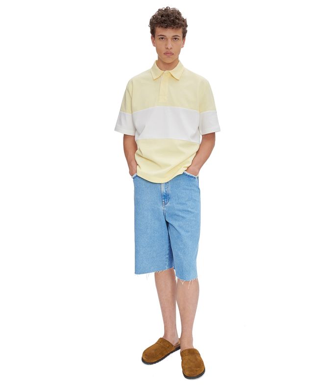 kenneth polo shirt pale yellow