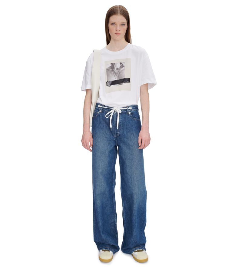 Madame Santeuil jeans STONEWASHED INDIGO
