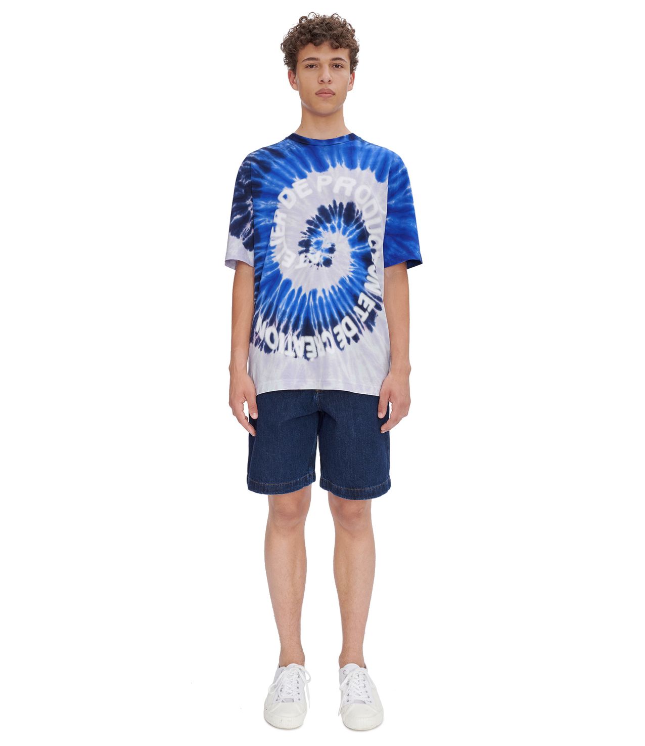 Kurt T-shirt BLUE/WHITE APC