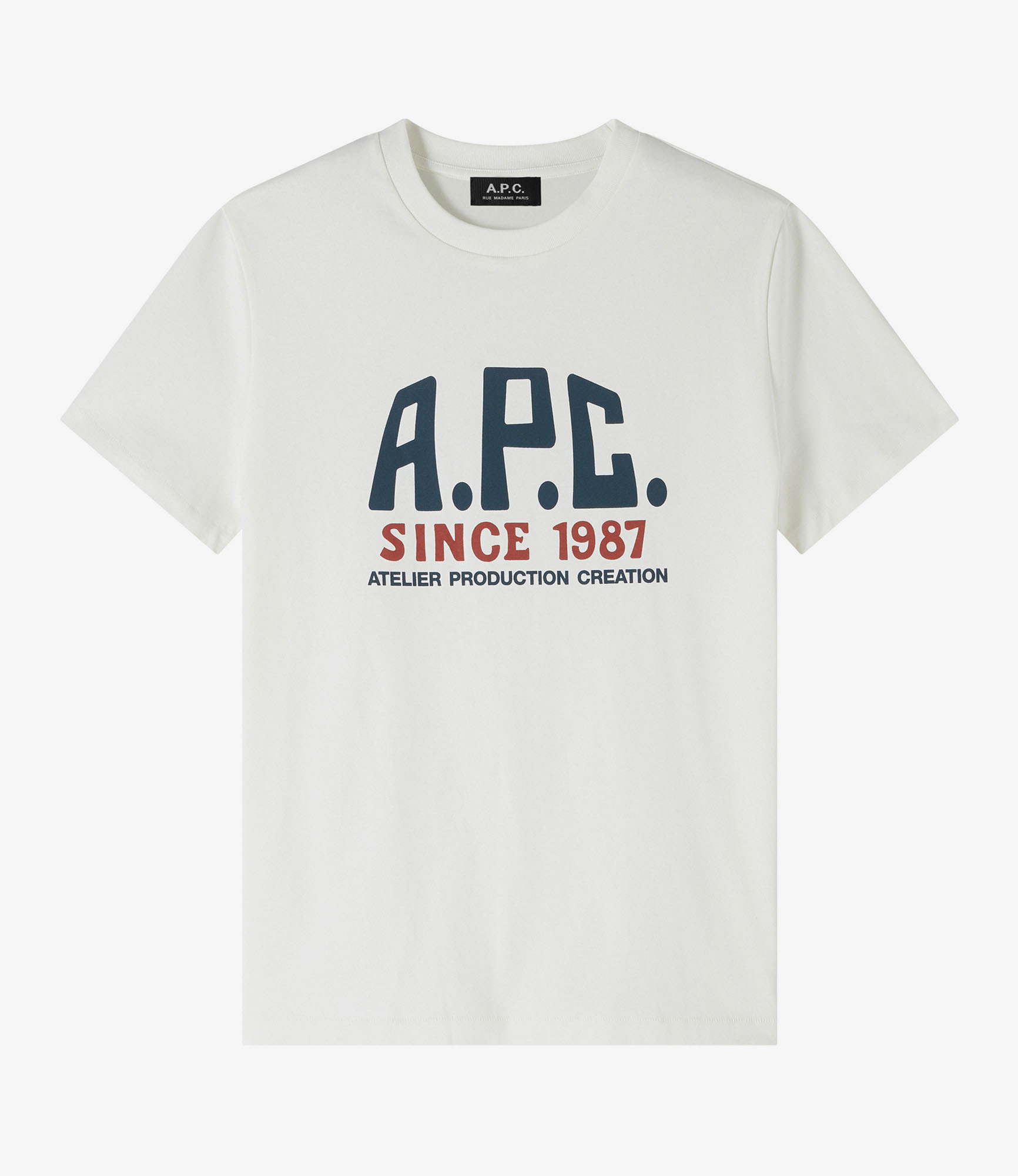 Print Label T-shirt White | A.P.C.