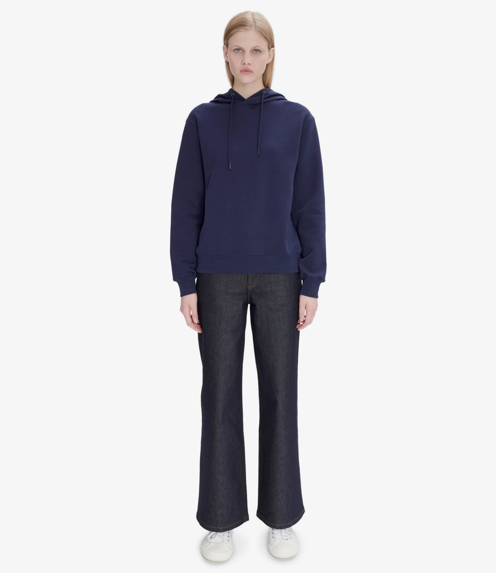 Standard A.P.C. Brodé hoodie Dark navy blue | A.P.C.