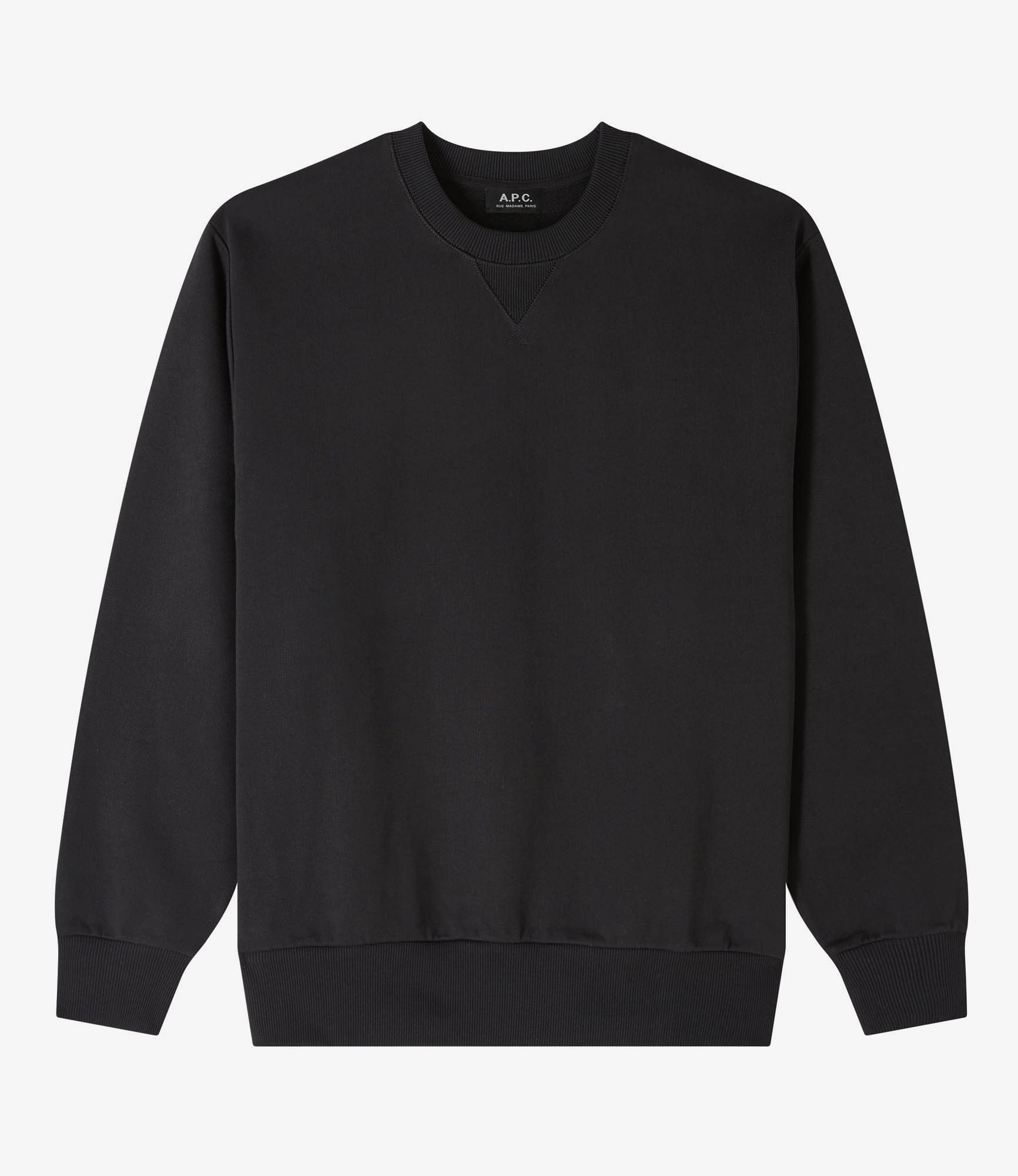 Boxy Tab sweatshirt Black | A.P.C.