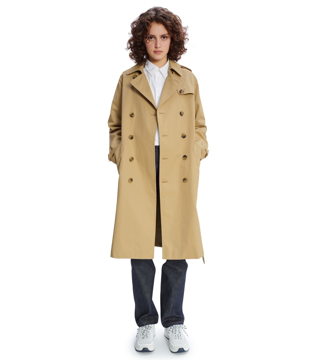 Greta trench coat WHITE APC