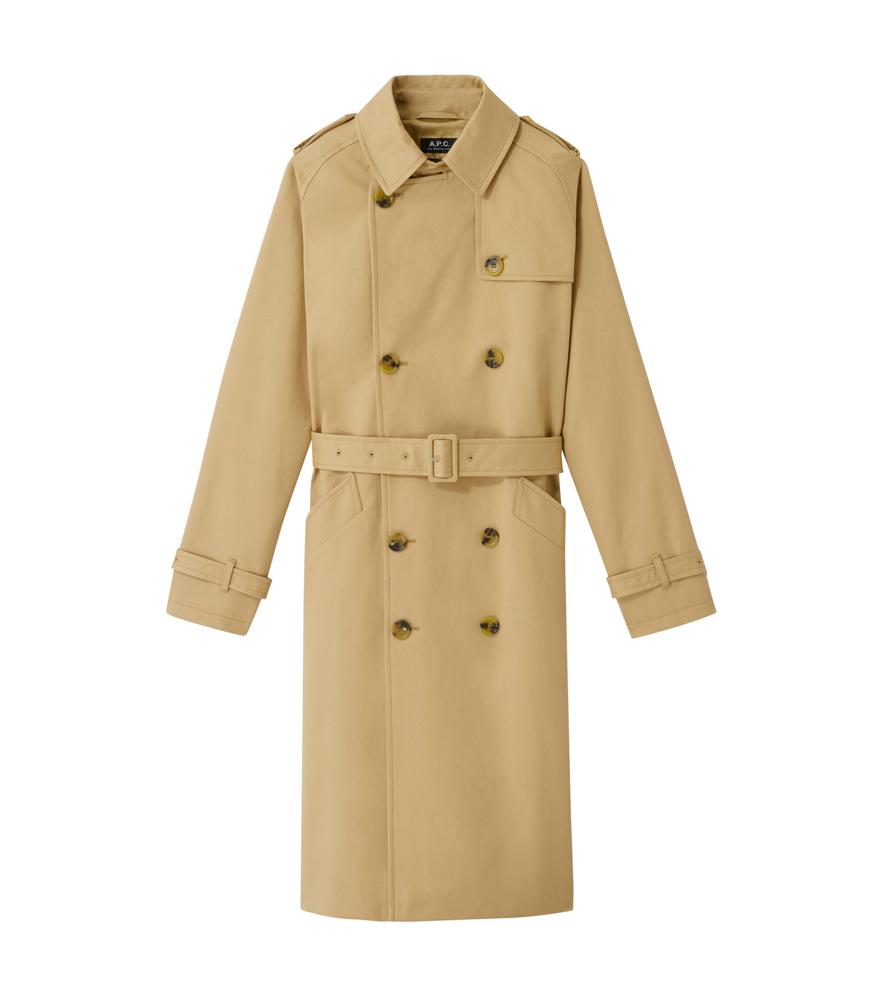Coat A.P.C. Men color Beige