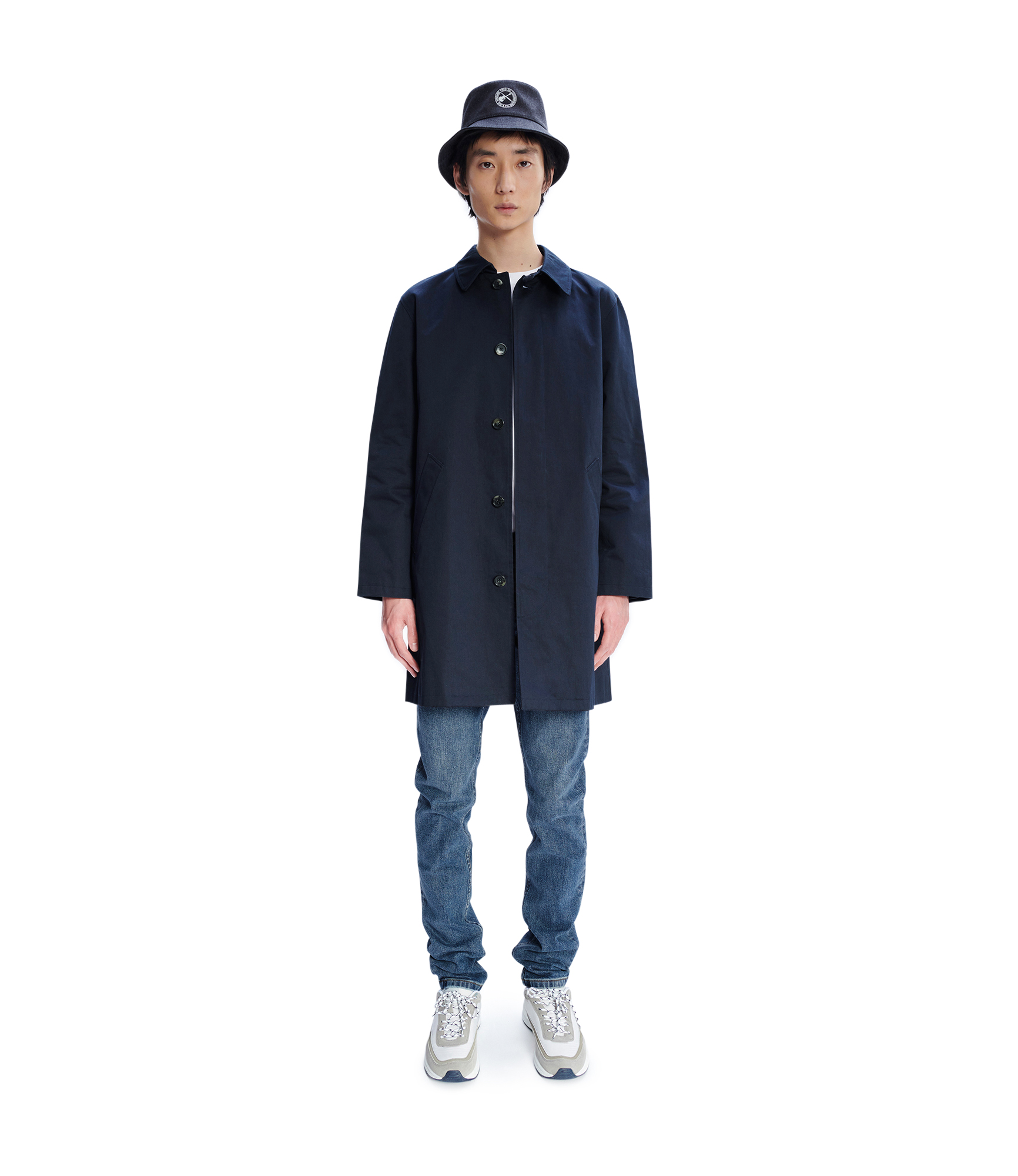 Trench Coat A.P.C. Men color Blue