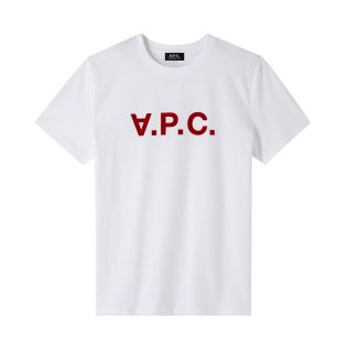 Apc VPC Color H T-shirt,WHITE/RED