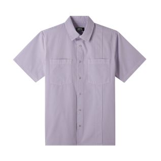 아페쎄 Apc Hunt short-sleeve shirt,LILAC