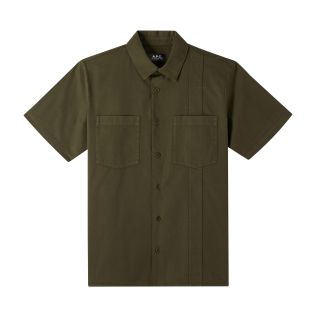 아페쎄 Apc Hunt short-sleeve shirt,KHAKI