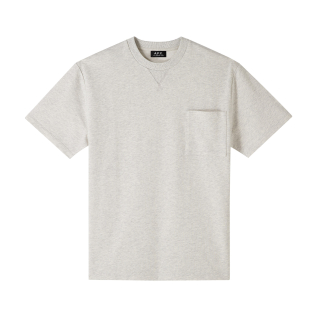 Apc Johnny T-shirt,HEATHER ECRU