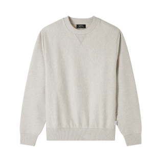 Apc Michael sweatshirt,HEATHER ECRU