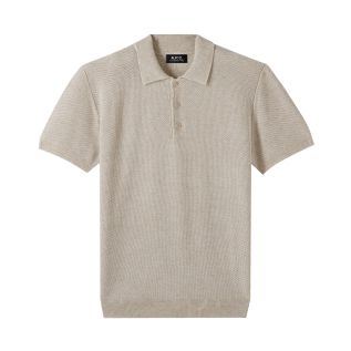 A.P.C. 아페쎄 Fred polo shirt,BEIGE
