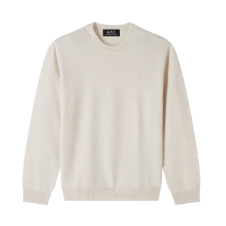 Apc Philo jumper,HEATHER ECRU