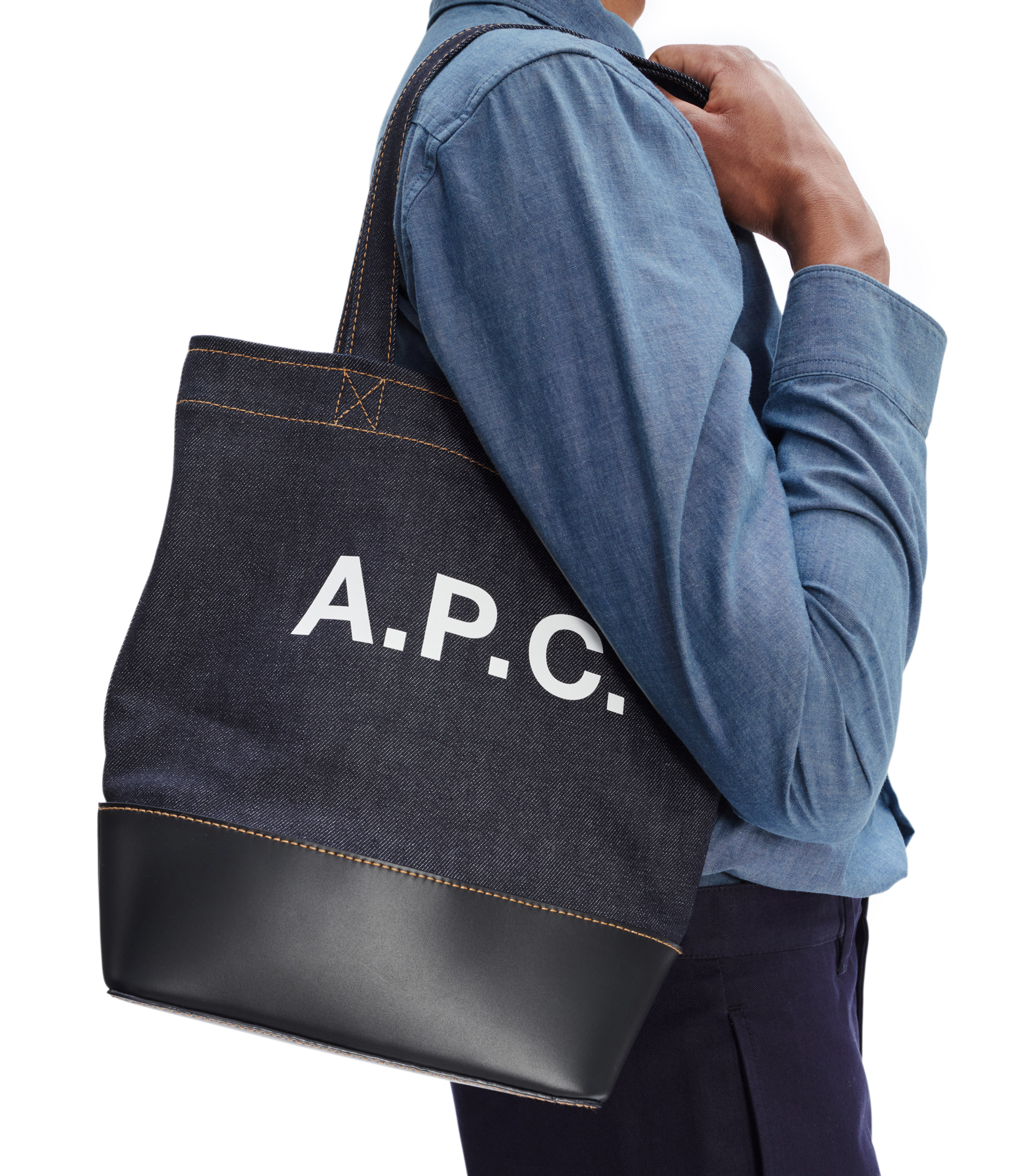 A.P.C. Axelle Logo Tote Bag