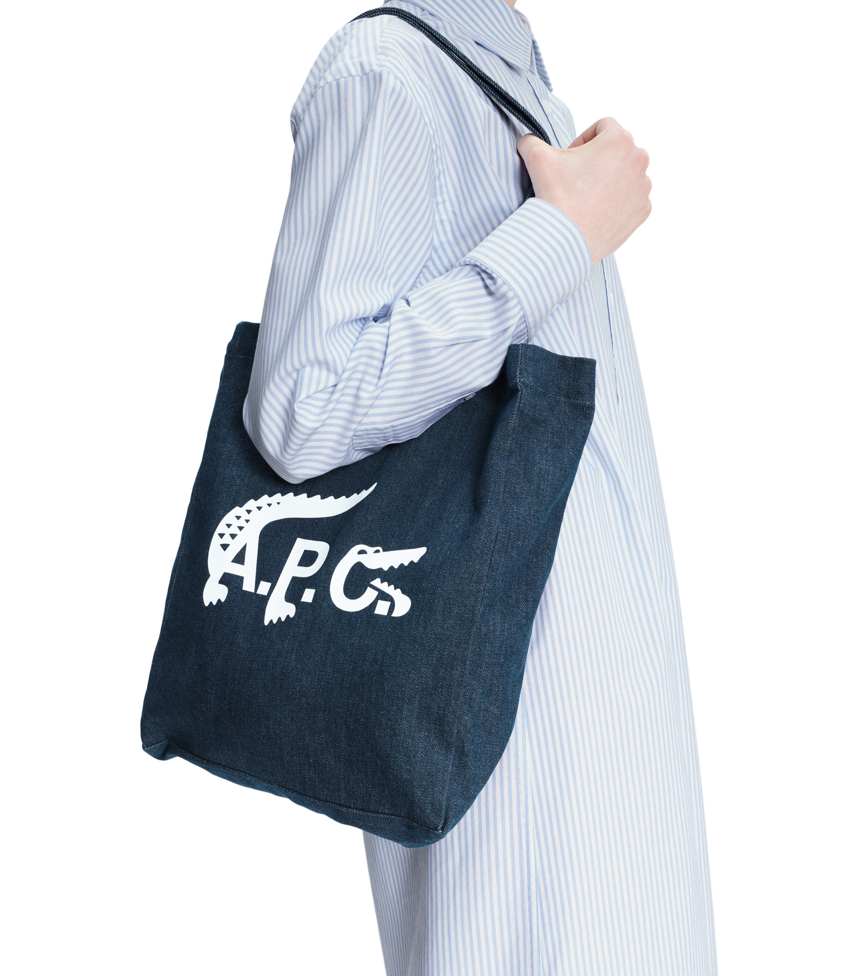 Onset laser hvede Tote bag A.P.C. Lacoste Indigo | A.P.C.