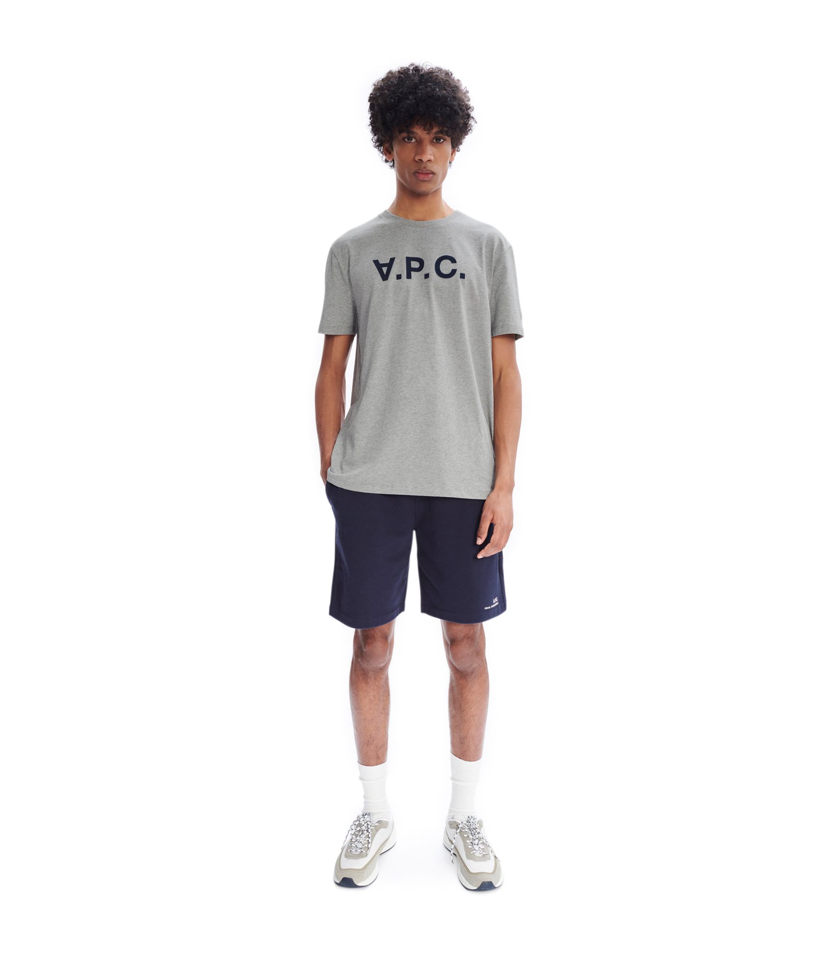 hegn tema har VPC Color H T-shirt Pale heather grey | A.P.C.