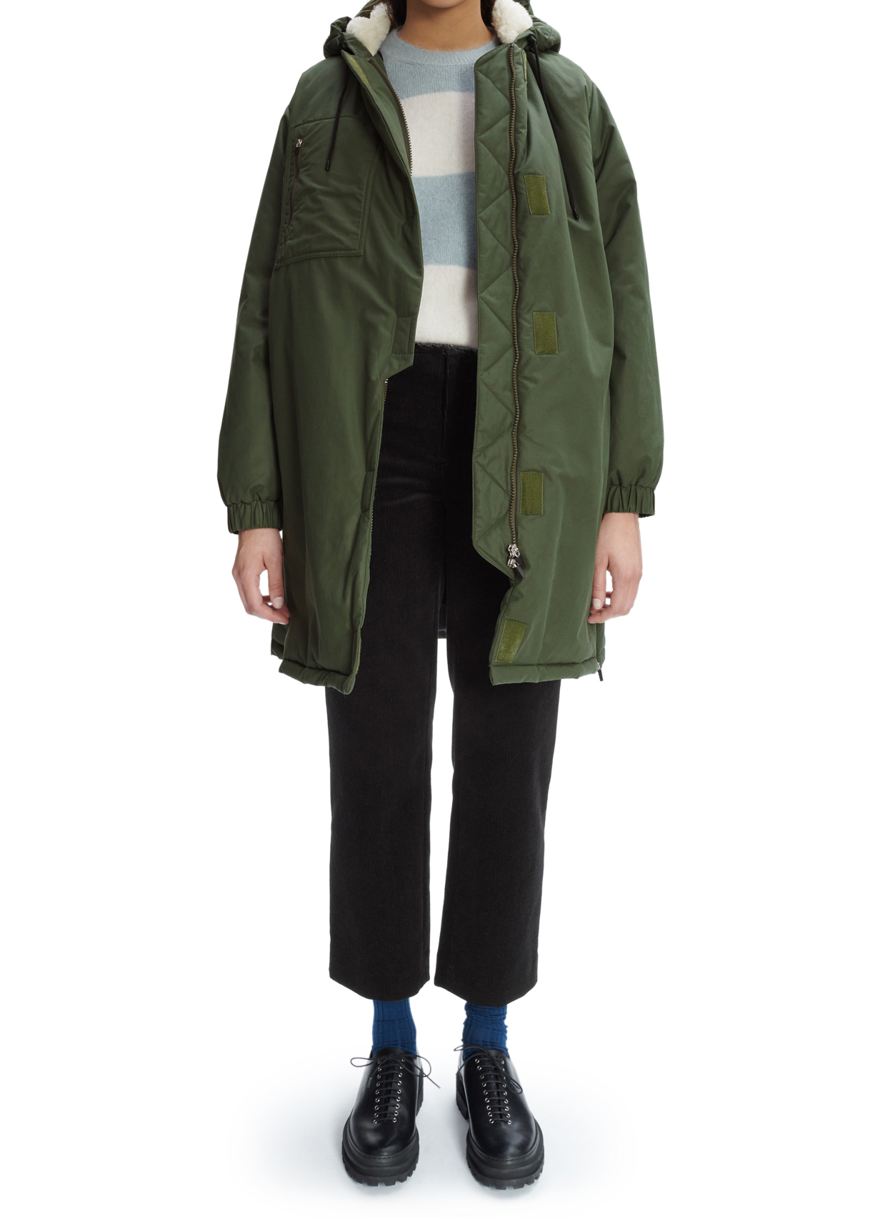 Monogram Color-Block Parka - Women - Ready-to-Wear