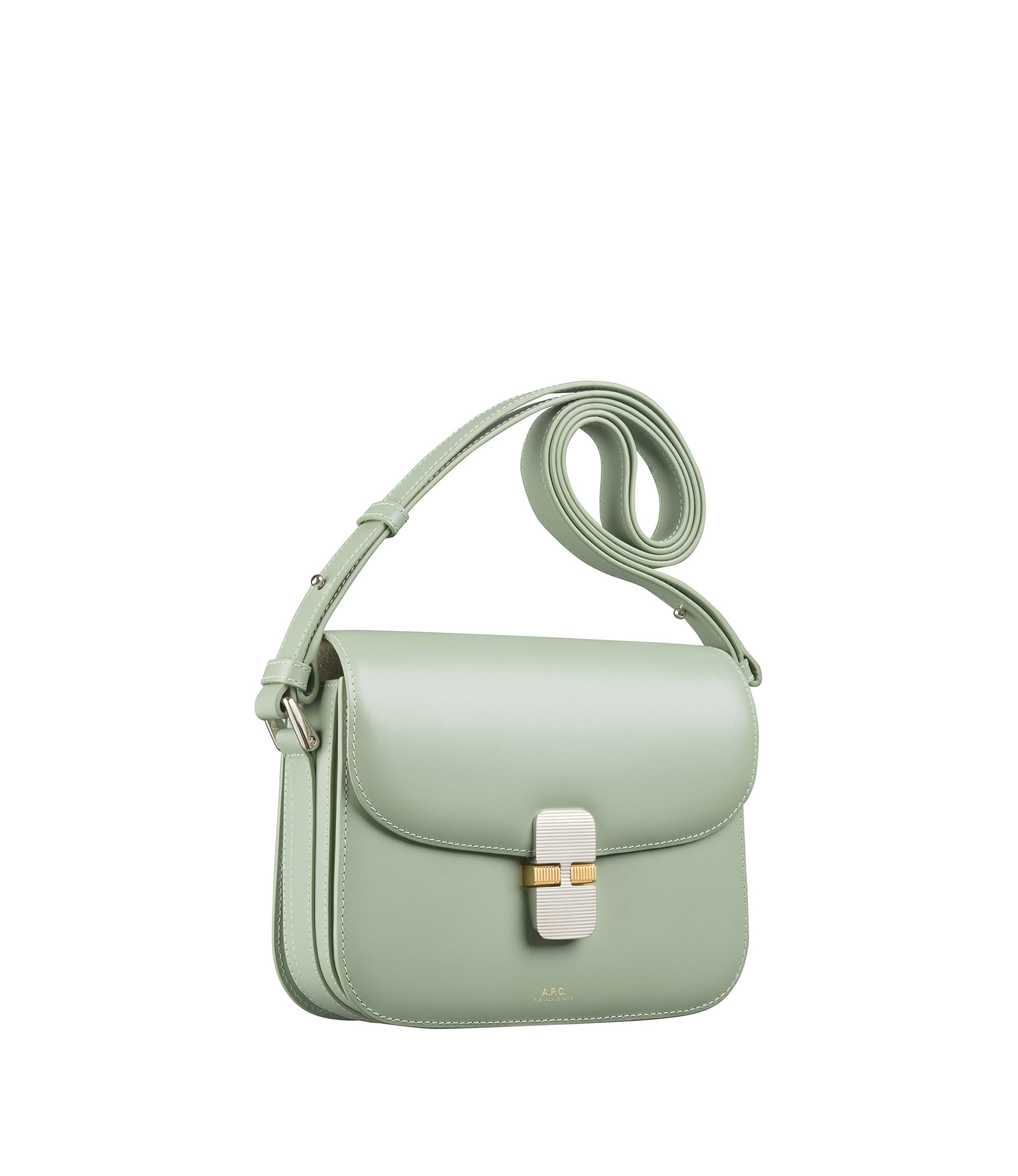 A.P.C. Grace Small Shoulder Bag in Green