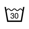 Machine wash at 30° normal cycle