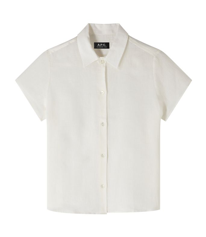 marina short-sleeve shirt off white
