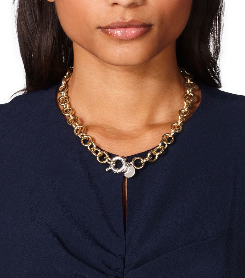 Pauline necklace TWO-TONE